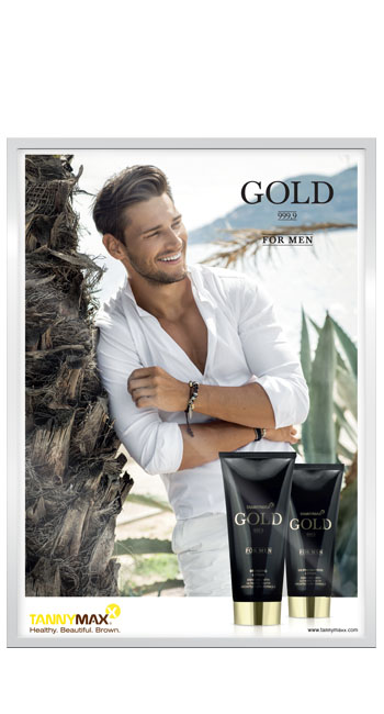 Рекламный постер линии Gold 999.9 for Men